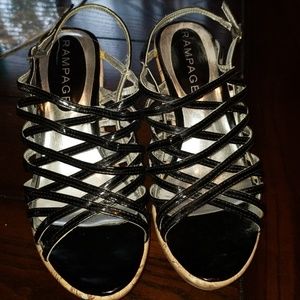 Rampage Wedge Sandals